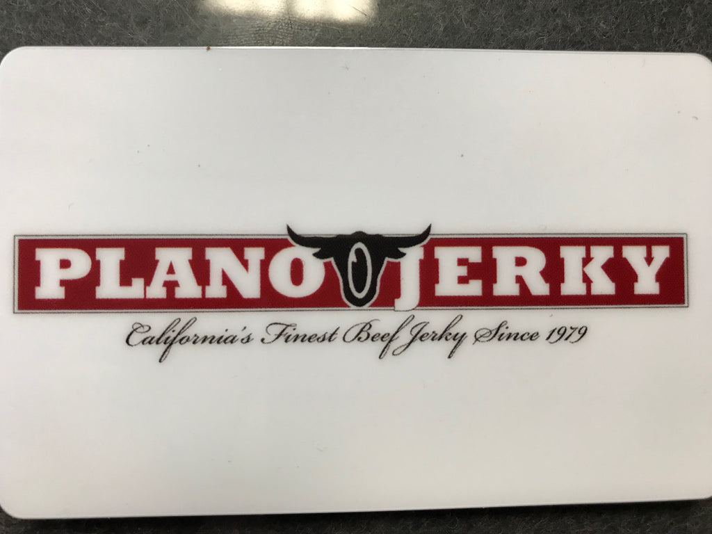 Gift Card, Plano Jerky