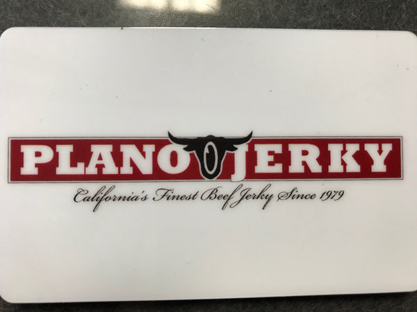 Gift Card, Plano Jerky